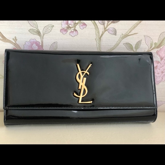 SOLD Authentic YSL Saint Laurent Cassandre Clutch - Picture 1 of 8